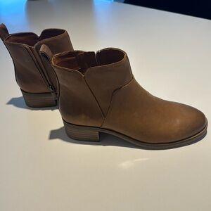 Lucky Brand, brown leather boots, 7.5, never worn - brand new!